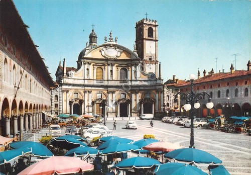 Cartolina vigevano piazza - cartolina,