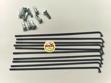 KIT DI 10  RAGGI NERI LUNGHI