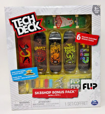 Tech Deck Sk8shop Bonus Pack Serie 4 Finger Board Set di 6 Flip Costruisci il tuo