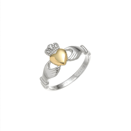Women claddagh gold heart - women's,