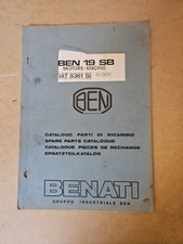 Benati Macchine Movimento Terra,  Parti Ricambio Ben 19 SB Motore Fiat 8361 SI
