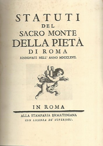 Statuti del sacro - del, della