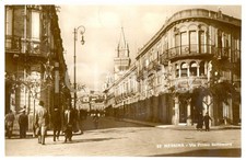 1939 MESSINA Negozio Tommaso BISAZZA FERRARA e Via PRIMO SETTEMBRE *FP VG