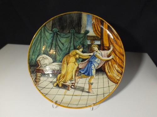 Piatto antico maiolica - antico, in