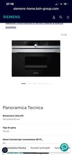 Siemens iQ700 CD634GBS1 Forno elettrico a vapore compatto Incasso Cucina Colonna