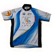 Maglia Vintage Verona Bardolino 2004 Campionati Mondiali di Ciclismo SANTINI Taglia XL 50