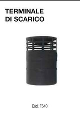 TUBO FUMI TERMINALE A PARETE