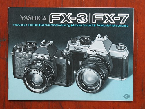 Yashica 7 libretto - fx-3/fx-7,