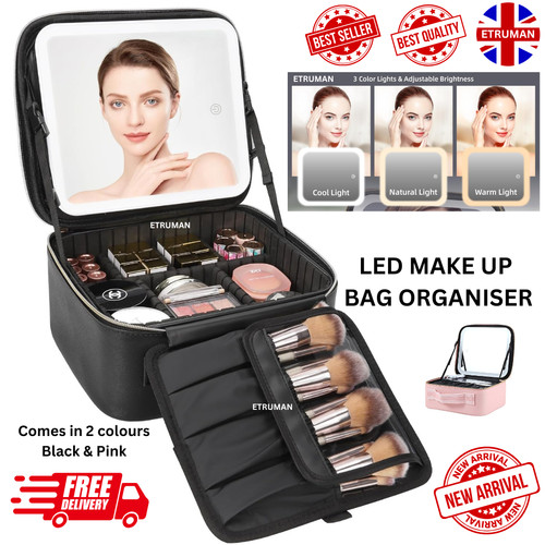 Borsa trucco con - con, specchio