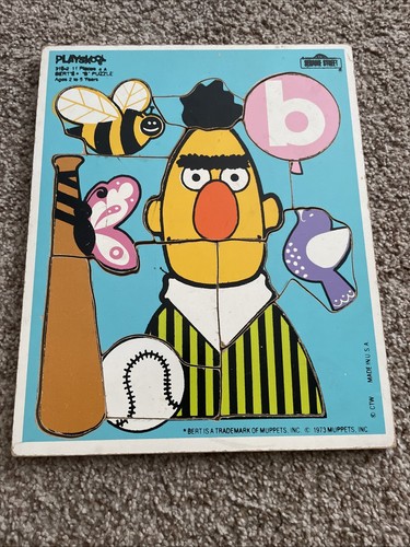 1973 muppets bert sesame - muppets, "b"