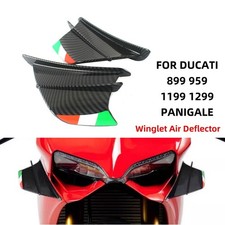 PER DUCATI 899 959 1199 1299 PANIGALE Protezione Ala Carbonio Deflettore Aria
