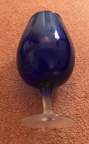 Grande calice vetro blu - calice,