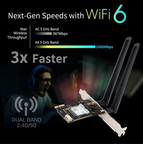 Ax3000mbps pcie wifi intel - wifi,