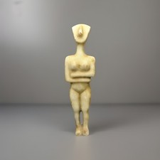 Antica figura femminile in marmo delle prime Cicladi 1000 a.C.