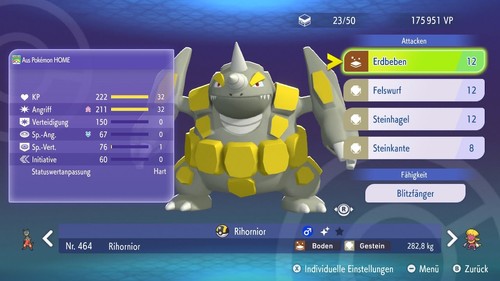 Shiny rihornior - shiny,