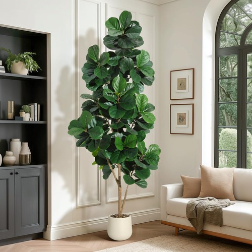 Pianta finta ficus vaso - pianta,