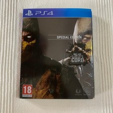 PS4 MORTAL KOMBAT X ITALIANO COMPLETO Special Edition Steelbook  PLAYSTATION 4 