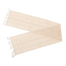  Tovaglia runner in pizzo natalizio con tovaglia cava con frange per la