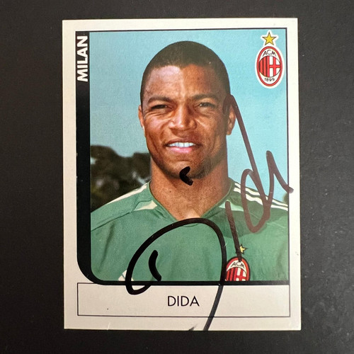 Autografo nelson dida figurina - nelson,