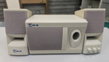 Casse Acustiche 2.1 Amplificate DEX Subwoofer + 2 satelliti-Vintage