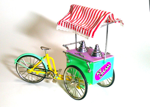 Carrello bicicletta gelato