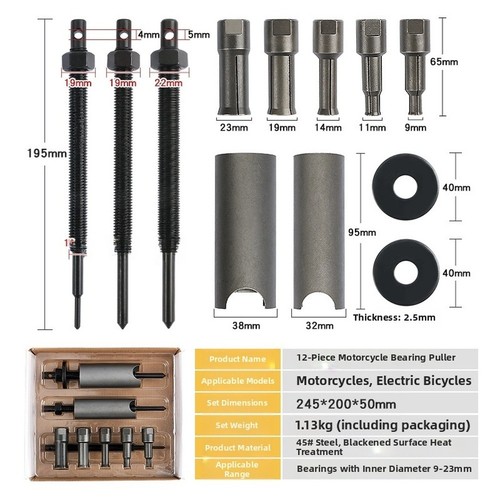 Kit pezzi estrattore - pezzi,