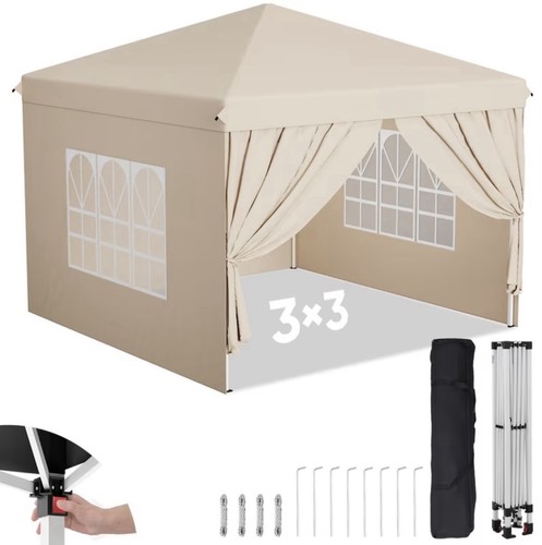 Gazebo pieghevole nuovo 3x3 - nuovo,