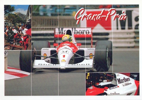 Cartolina ayrton senna mclaren - ayrton,
