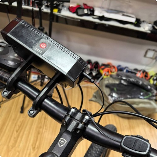 Luce bici con clacson lunga - con,