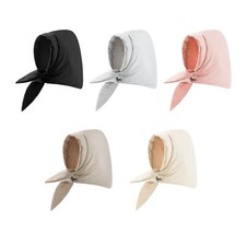 Foulard da donna invernale, sciarpa con cappuccio, piumino, scaldacollo leggero