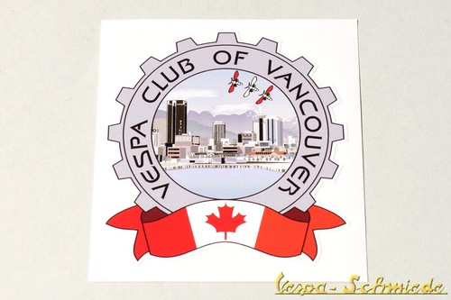 Adesivo decorativo vespa club - adesivo,