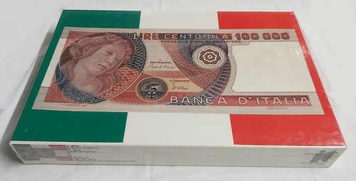 Italian lira banknote puzzle - italian,