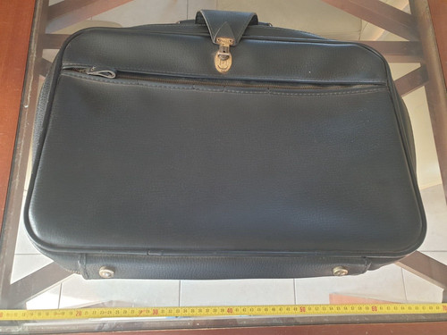 Valigia vintage finto cuoio - in,