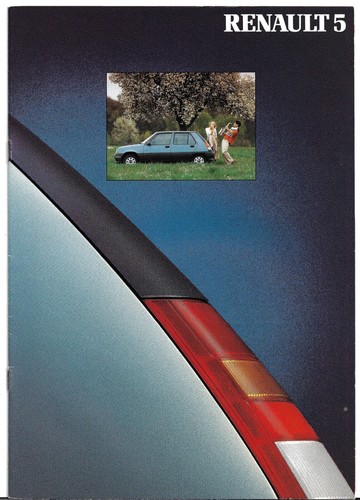 Renault 1990 1991 brochure - 5, 1990-1991