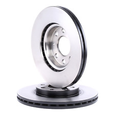 Coppia (2) Dischi Freno Anteriori Adatti per FIAT Grande Punto Evo OPEL Corsa D