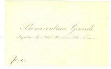 1890 ca ROMA Biglietto da
