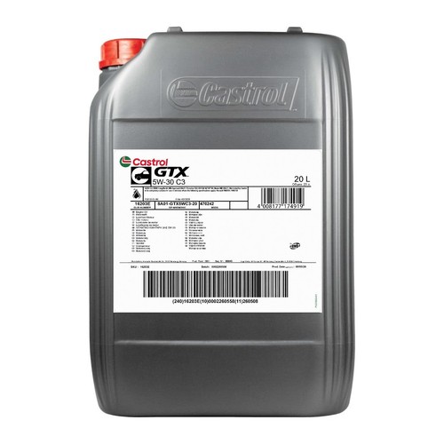 Tanica litri castrol - 20, gtx
