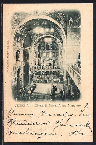 Cartolina venezia chiesa s - venezia,,