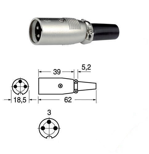 Connettore xlr canon - connettore,