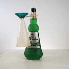 bottiglia vodka keglevich alla menta vintage