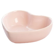Ciotola cuore rosa