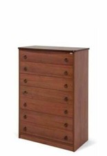 Settimino noce antico cassettiera a 7 cassetti cm 75 camera da letto cameretta