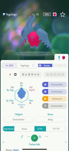 Pokémon regidrago shiny - regidrago,