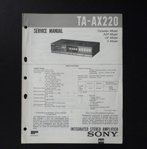 Originale sony ax220 - originale,