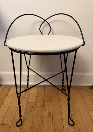 Sedia sgabello vintage