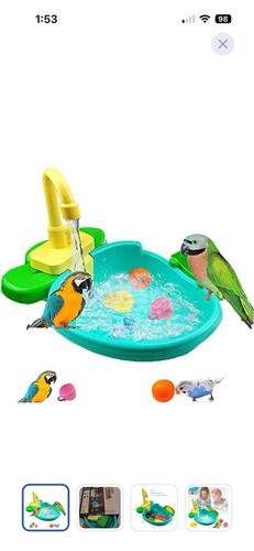 Bagno per uccellini per gabbia