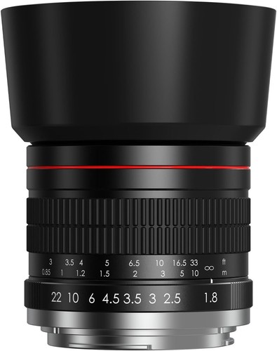 85mm portrait lens - f1.8,