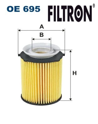 Filtro olio 695 filtron i - 695,