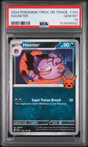 Psa gemme mint haunter - mint,