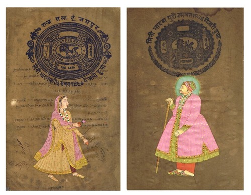 Rajasthani miniatura dipinto - miniatura,